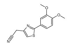 [2-(3,4-dimethoxy-phenyl)-thiazol-4-yl]-acetonitrile Structure