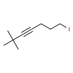 2,2-Dimethyl-7-iodo-3-heptyne结构式