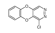 1-chloro(1,4)benzodioxino(2,3-d)pyridazine结构式