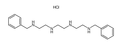 N1,N4-dibenzyltriethylenetetramine*4HCl Structure