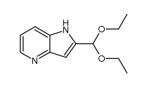 4-azaindole-2-carbaldehyde diethylacetal Structure