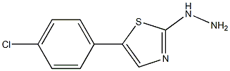 [5-(4-Chloro-phenyl)-thiazol-2-yl]-hydrazine图片