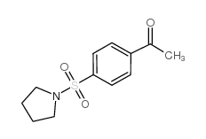 1-[4-(PYRROLIDIN-1-YLSULFONYL)PHENYL]ETHANONE Structure