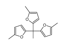 2-[1,1-bis(5-methylfuran-2-yl)ethyl]-5-methylfuran结构式