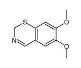 6,7-dimethoxy-2H-1,3-benzothiazine结构式