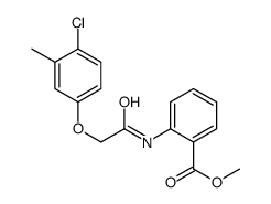 methyl 2-[[2-(4-chloro-3-methylphenoxy)acetyl]amino]benzoate Structure