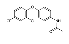 N-[4-(2,4-dichlorophenoxy)phenyl]propanamide结构式