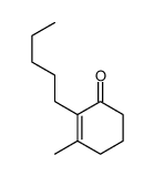 3-methyl-2-pentylcyclohex-2-en-1-one Structure