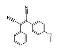 2-(4-methoxyphenyl)-3-phenylbut-2-enedinitrile结构式