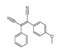 2-(4-methoxyphenyl)-3-phenylbut-2-enedinitrile Structure