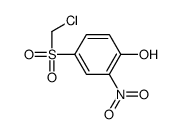 4-(chloromethylsulfonyl)-2-nitrophenol结构式