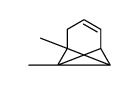 1,6-Dimethyltricyclo[4,1,0,0]hepten-3-ene structure