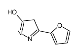 3-(furan-2-yl)-1,4-dihydropyrazol-5-one结构式