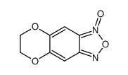 3-oxido-6,7-dihydro-[1,4]dioxino[2,3-f][2,1,3]benzoxadiazol-3-ium结构式