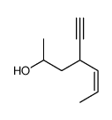 4-ethynylhept-5-en-2-ol Structure