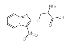 2-amino-3-[(9-nitro-1,7-diazabicyclo[4.3.0]nona-2,4,6,8-tetraen-8-yl)sulfanyl]propanoic acid structure