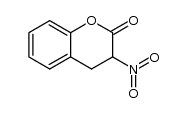 3,4-dihydro-3-nitrochromen-2-one Structure