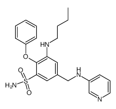 3-butylamino-2-phenoxy-5-(pyridin-3-ylamino-methyl)-benzenesulfonamide Structure