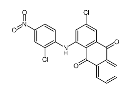 3-chloro-1-(2-chloro-4-nitroanilino)anthracene-9,10-dione结构式