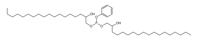 bis(2-hydroxyoctadecyl) phenyl phosphite Structure