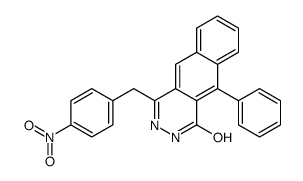 1-[(4-nitrophenyl)methyl]-5-phenyl-3H-benzo[g]phthalazin-4-one Structure