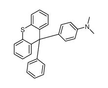 N,N-dimethyl-4-(9-phenylthioxanthen-9-yl)aniline Structure