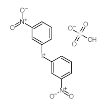 bis(3-nitrophenyl)iodanium; sulfuric acid结构式