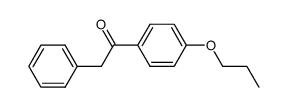 4-propoxy-deoxybenzoin结构式