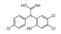 1-(4-chlorophenyl)-1-(4,5-dichloro-2-hydroxyphenyl)urea结构式