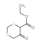 ethyl 5-oxo-1,3-dithiane-4-carboxylate结构式