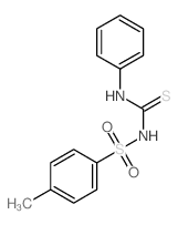 1-Phenyl-2-thio-3-(p-tolylsulfonyl)urea Structure