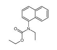 N-Ethyl-1-naphthalenecarbamic acid ethyl ester Structure
