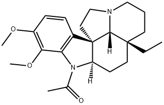 1-Acetyl-16,17-dimethoxyaspidospermidine结构式