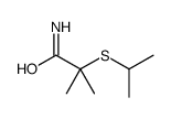 2-(Isopropylthio)-2-methylpropionamide结构式