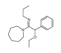 Hexahydro-1-[2-ethoxy-2-phenyl-1-(propylimino)ethyl]-1H-azepine picture