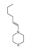 4-hex-1-enylthiomorpholine Structure