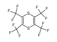 2,3,5,6-tetrakis(trifluoromethyl)-p-dithiine Structure