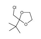 2-tert-butyl-2-(chloromethyl)-1,3-dioxolane Structure