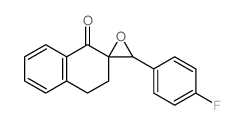 3'-(4-fluorophenyl)spiro[3,4-dihydronaphthalene-2,2'-oxirane]-1-one结构式