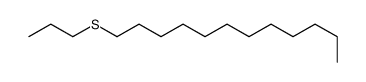 1-propylsulfanyldodecane Structure