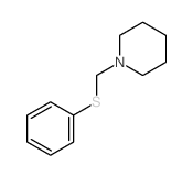 Piperidine,1-[(phenylthio)methyl]- Structure