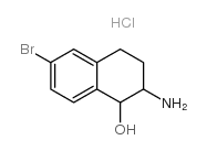 2-AMINO-6-BROMO-1,2,3,4-TETRAHYDRO-NAPHTHALEN-1-OL HYDROCHLORIDE picture