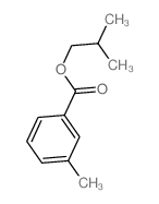 Benzoic acid,3-methyl-, 2-methylpropyl ester Structure