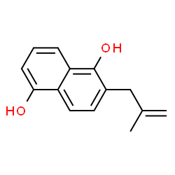 1,5-Naphthalenediol, 2-(2-methyl-2-propenyl)- (9CI)结构式