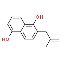 1,5-Naphthalenediol, 2-(2-methyl-2-propenyl)- (9CI) structure