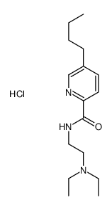 5-butyl-N-[2-(diethylamino)ethyl]pyridine-2-carboxamide,hydrochloride Structure