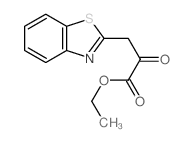 ethyl 3-benzothiazol-2-yl-2-oxo-propanoate structure