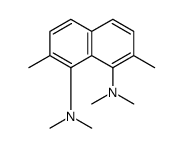1-N,1-N,8-N,8-N,2,7-hexamethylnaphthalene-1,8-diamine结构式