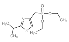 Diethyl 2-isopropylthiazole-4-methylphosphonate structure