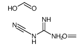 2-cyanoguanidine,formaldehyde,formic acid Structure